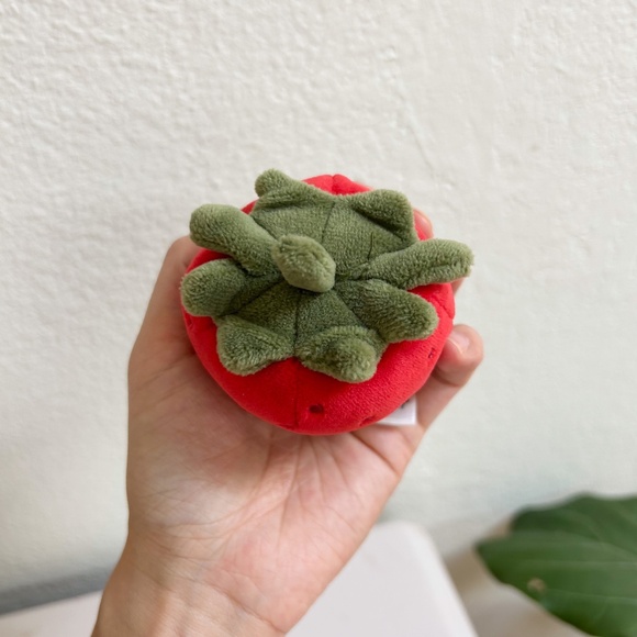 JELLYCAT Fabulous Fruit Strawberry Plush 3” Stuffed Toy Retired - Picture 3 of 8